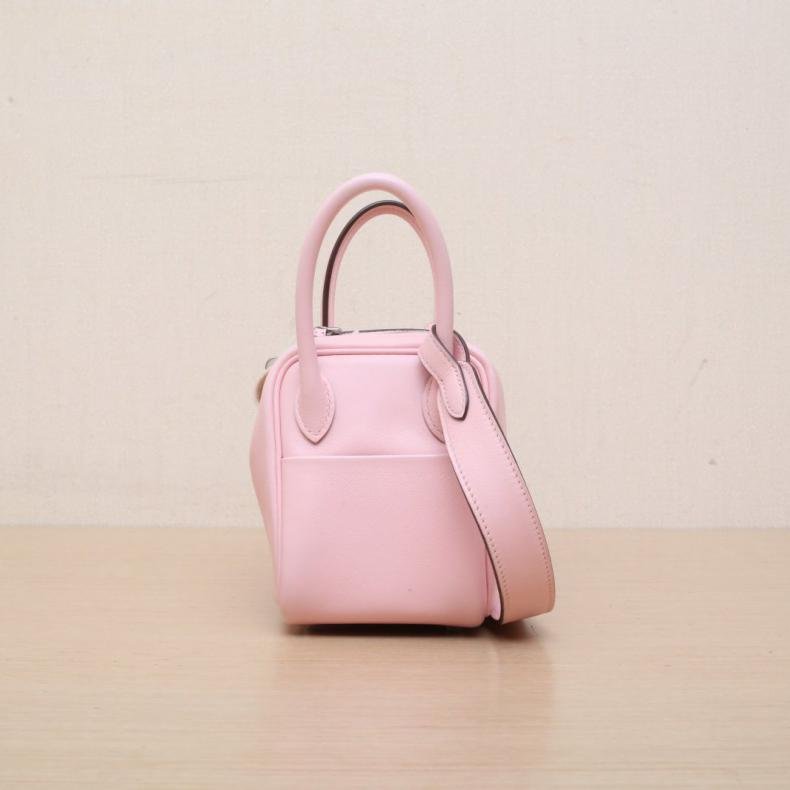 Lindy Mini 3Q新櫻花粉 Swift皮 U刻 銀扣-2