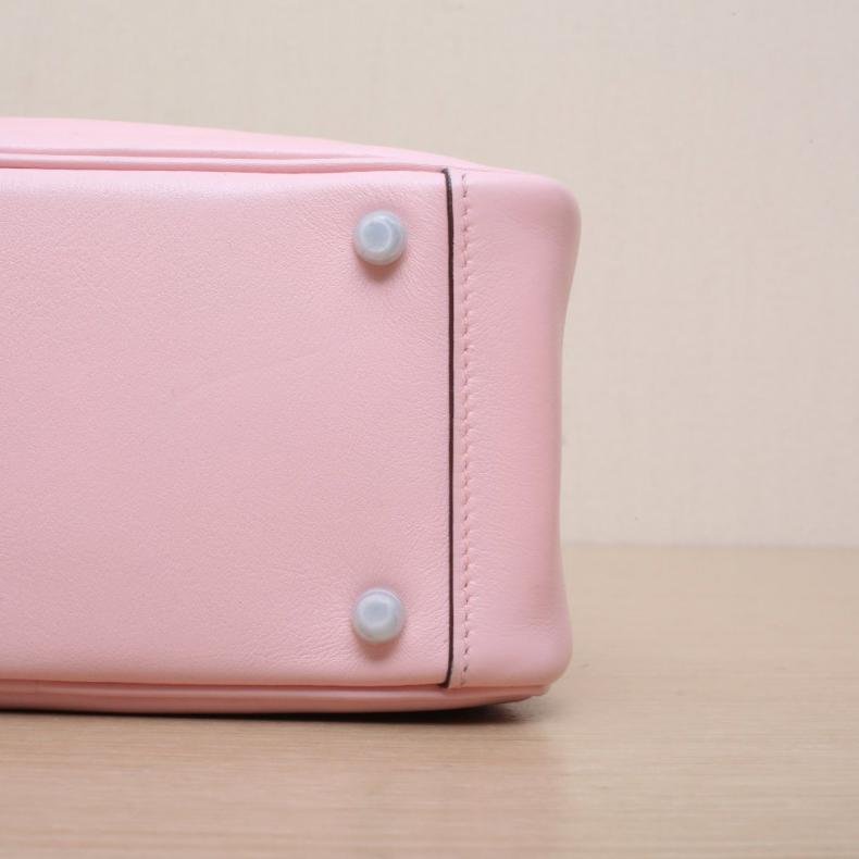Lindy Mini 3Q新櫻花粉 Swift皮 U刻 銀扣-5