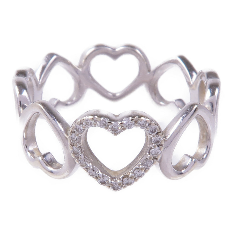 TIFFANY&CO 18K白金Diamond Ring鑽石戒指US#6-1