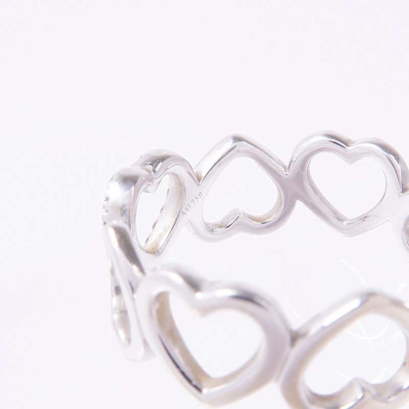 TIFFANY&CO 18K白金Diamond Ring鑽石戒指US#6-5