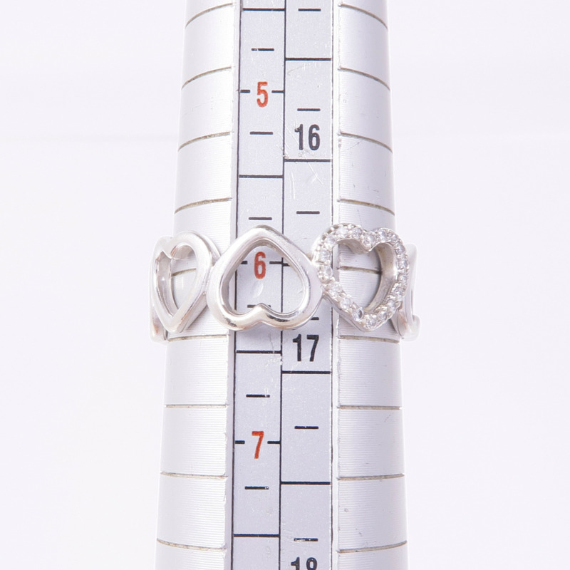 TIFFANY&CO 18K白金Diamond Ring鑽石戒指US#6-6