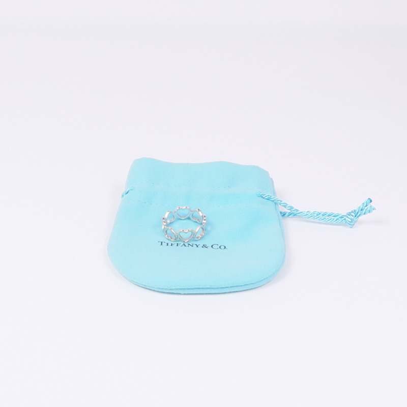 TIFFANY&CO 18K白金Diamond Ring鑽石戒指US#6-8