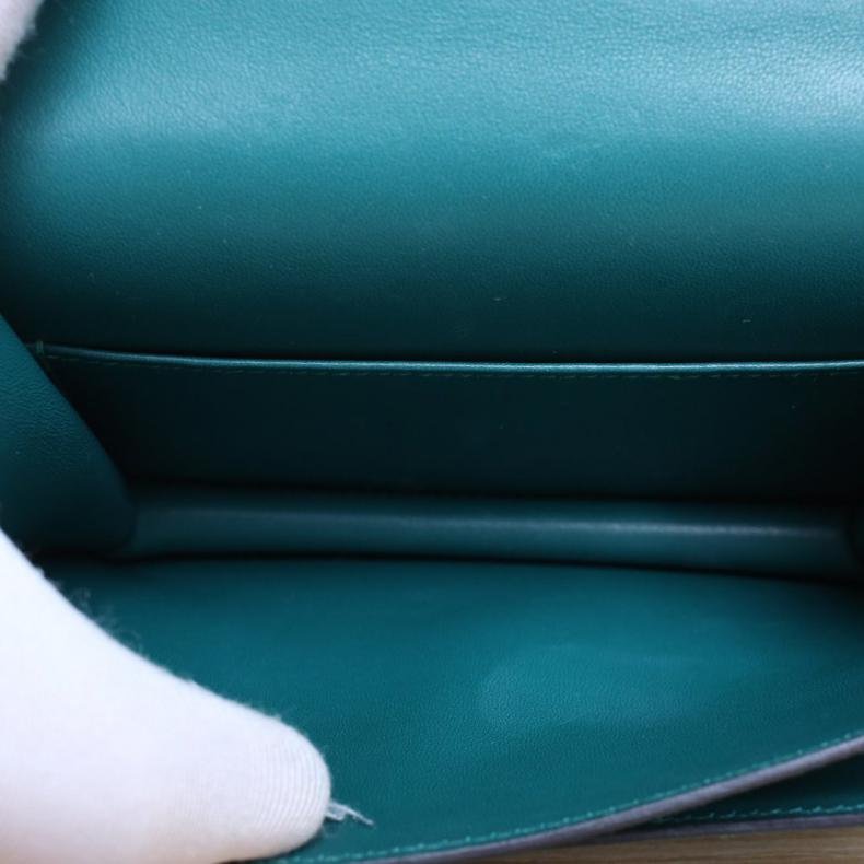 Constance 康康 19 Z6 孔雀綠 Epsom 皮 BOXR 金扣-5