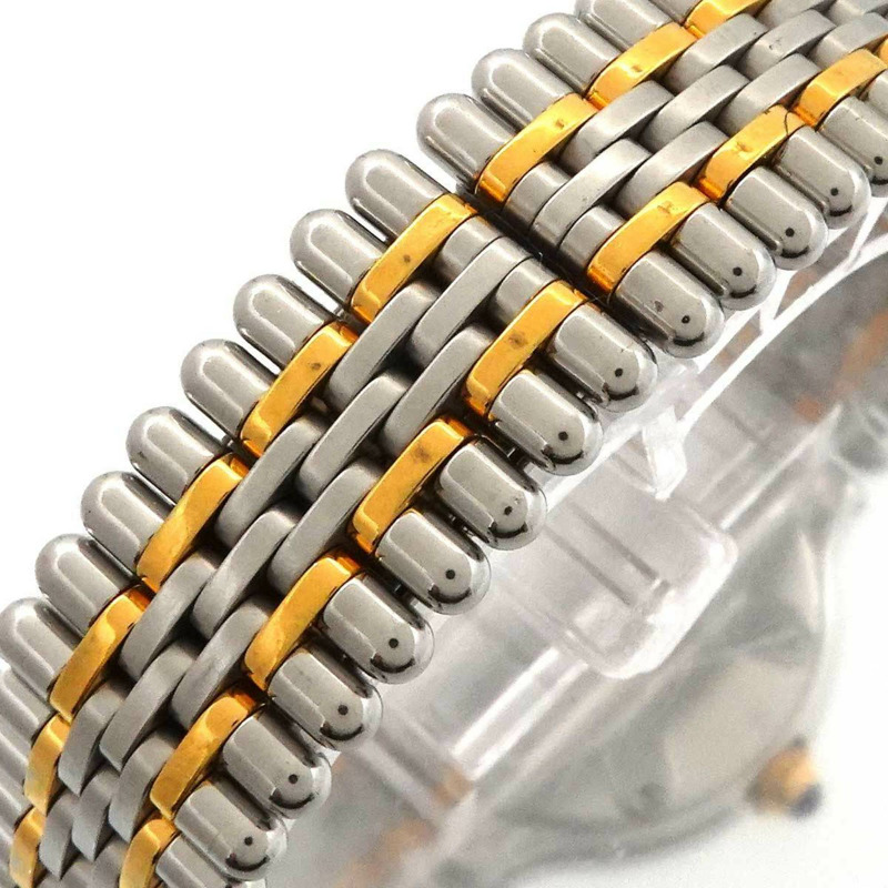 卡地亞 Must 21 Vantianne 雙色腕錶 W10051F4 女款象牙色石英-5