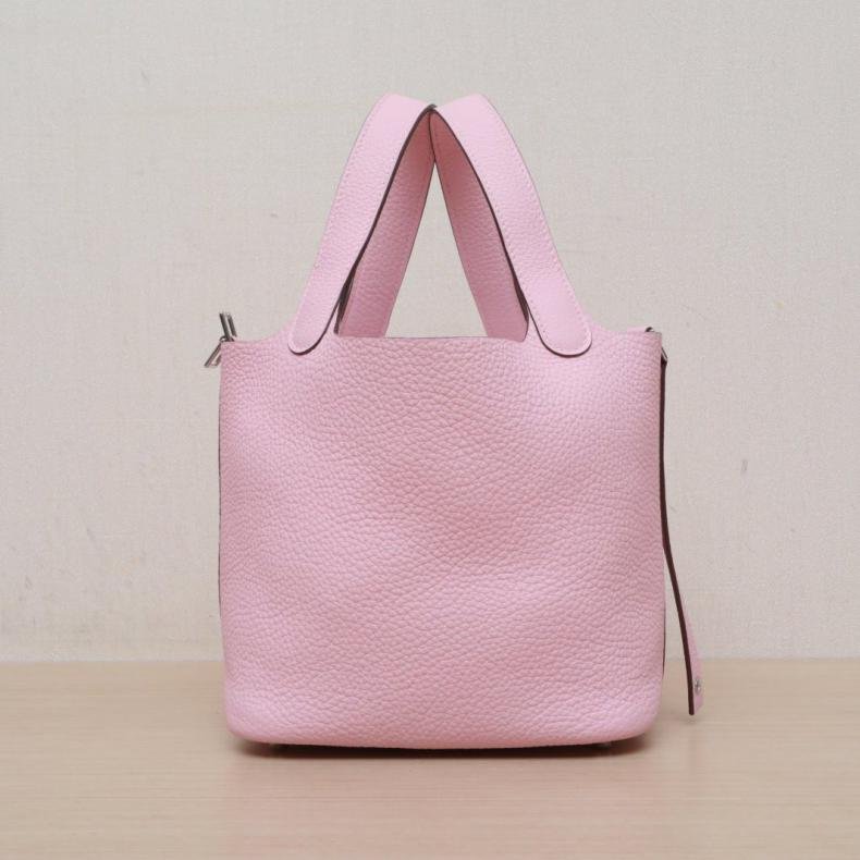 Picotin 18 菜籃 3Q新櫻花粉 TC皮 K 2025 銀扣-1