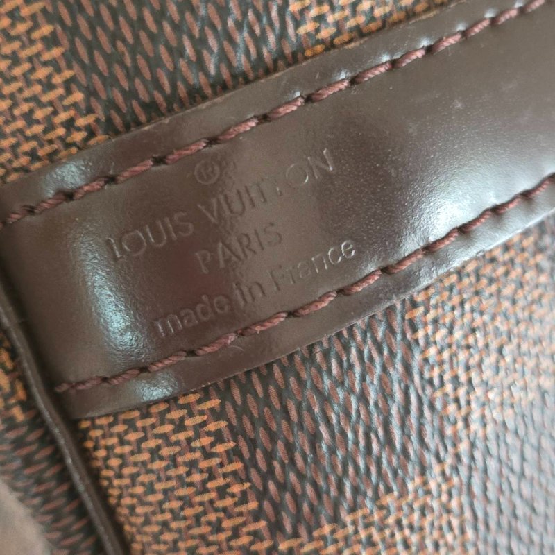LV Speedy30cm🎀實品拍照🎀 N40590格紋 波士頓包 手提 斜背包~二手品-63