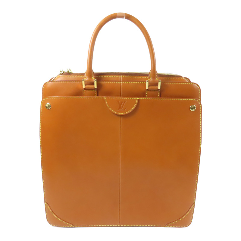 LOUIS VUITTON 皮革Negeb PM金扣手挽袋-0