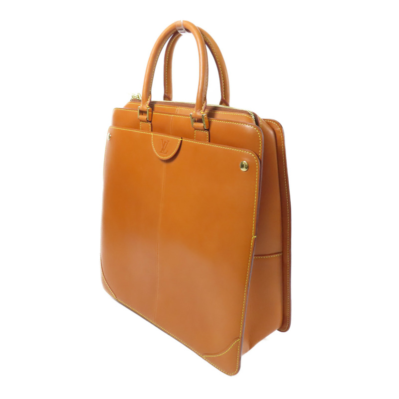 LOUIS VUITTON 皮革Negeb PM金扣手挽袋-1