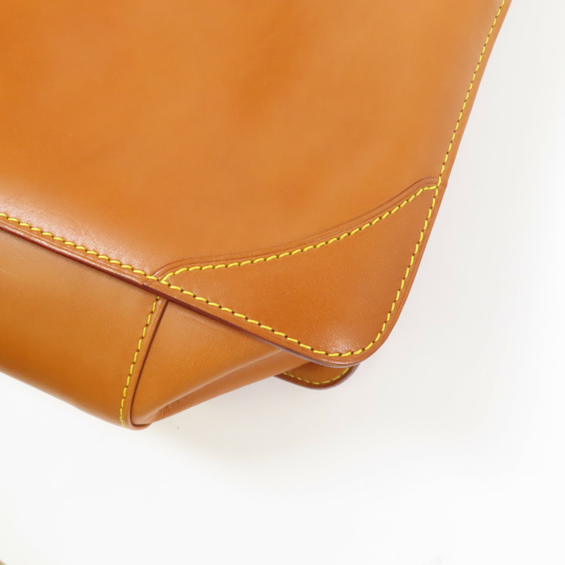 LOUIS VUITTON 皮革Negeb PM金扣手挽袋-8