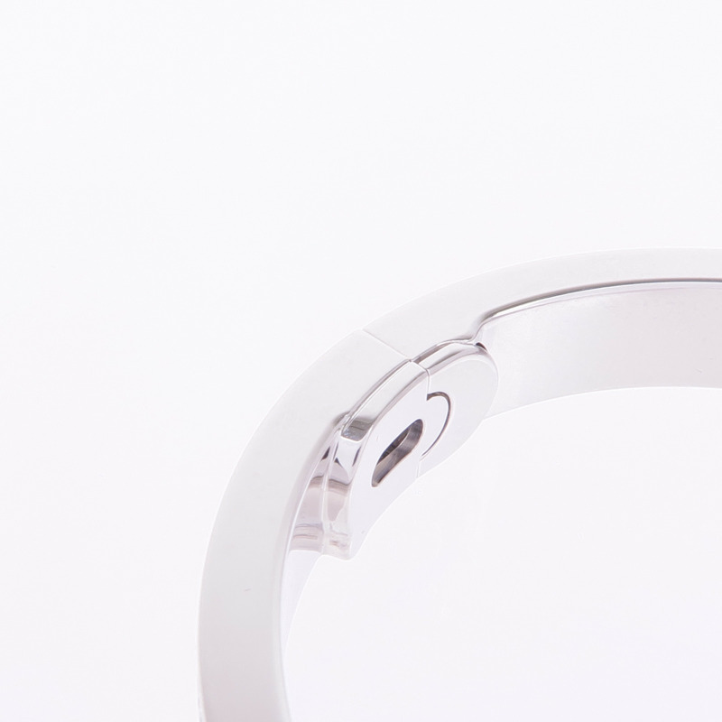 CARTIER 18K白金Love Bracelet鑽石手鐲Cartier#16-5