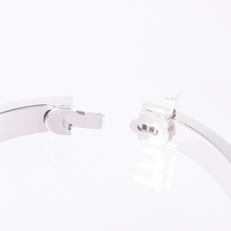CARTIER 18K白金Love Bracelet鑽石手鐲Cartier#16-6