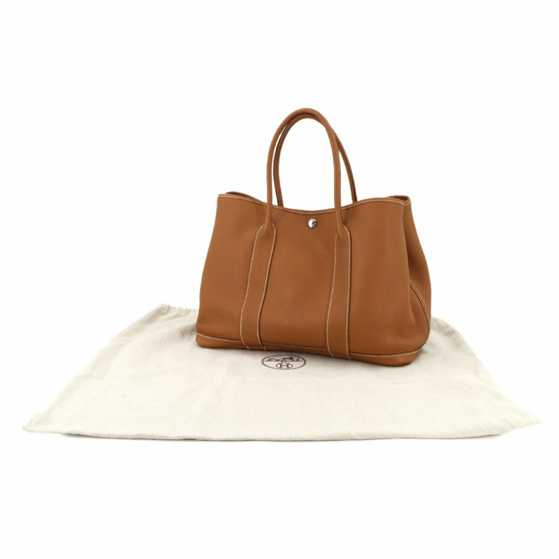 Hermes Hermès Garden Party 36 PM 手提包,Negonda,金色,N 印章,銀色五金-1