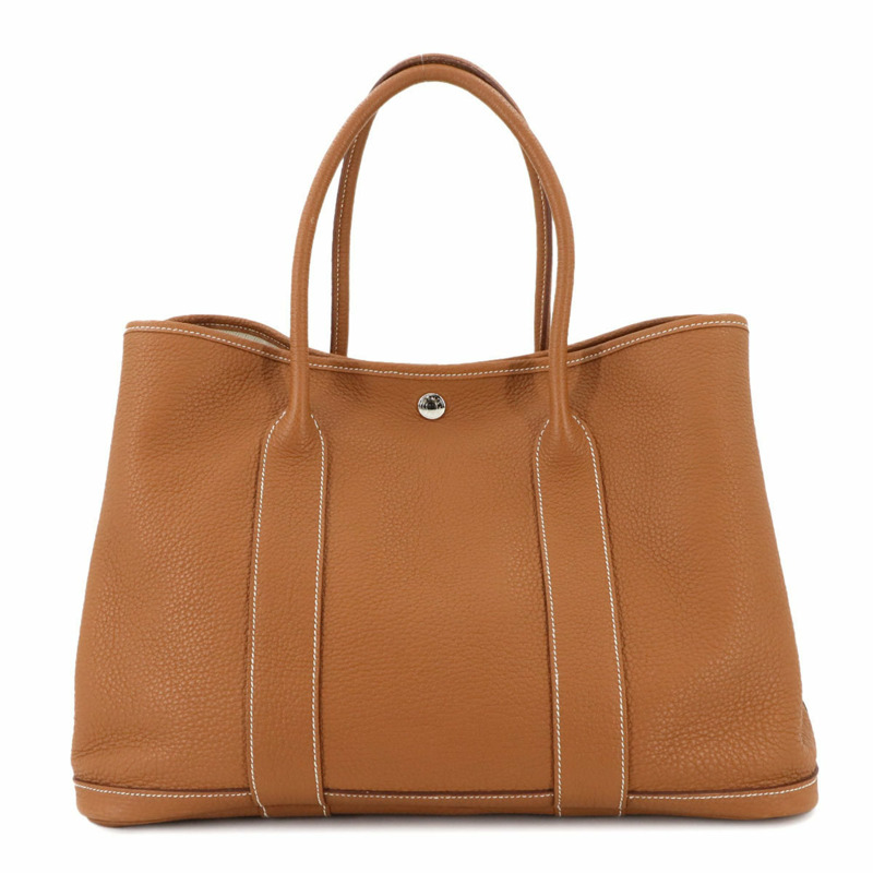 Hermes Hermès Garden Party 36 PM 手提包,Negonda,金色,N 印章,銀色五金-2