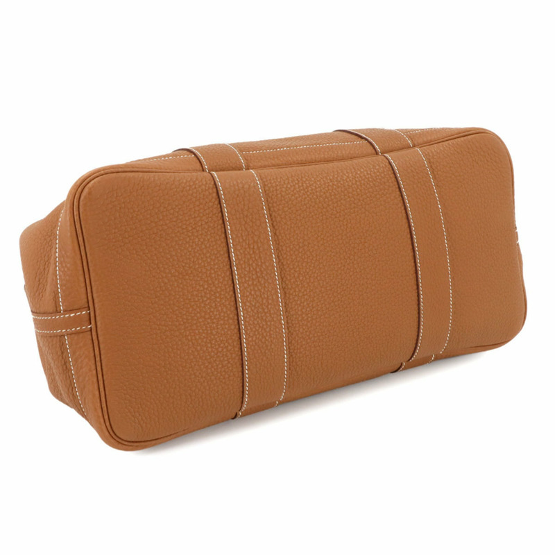 Hermes Hermès Garden Party 36 PM 手提包,Negonda,金色,N 印章,銀色五金-4