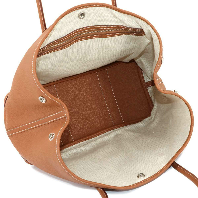 Hermes Hermès Garden Party 36 PM 手提包,Negonda,金色,N 印章,銀色五金-6