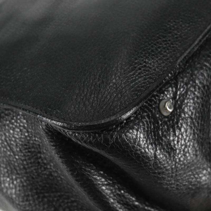 【日本直送】Chloe 手提包 皮革 黑色 銀色 正品 ki5834-16