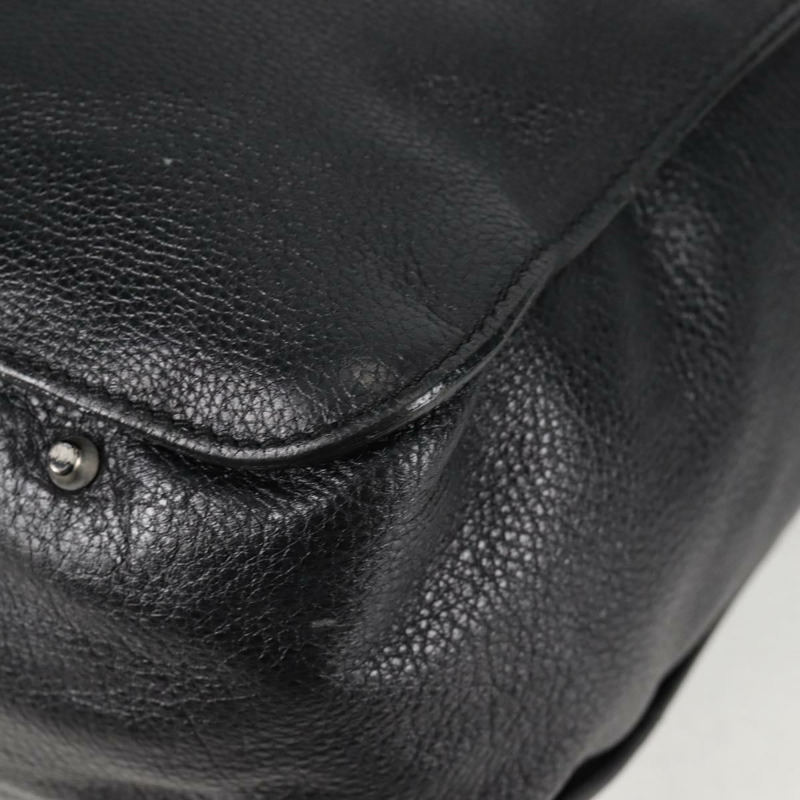 【日本直送】Chloe 手提包 皮革 黑色 銀色 正品 ki5834-17