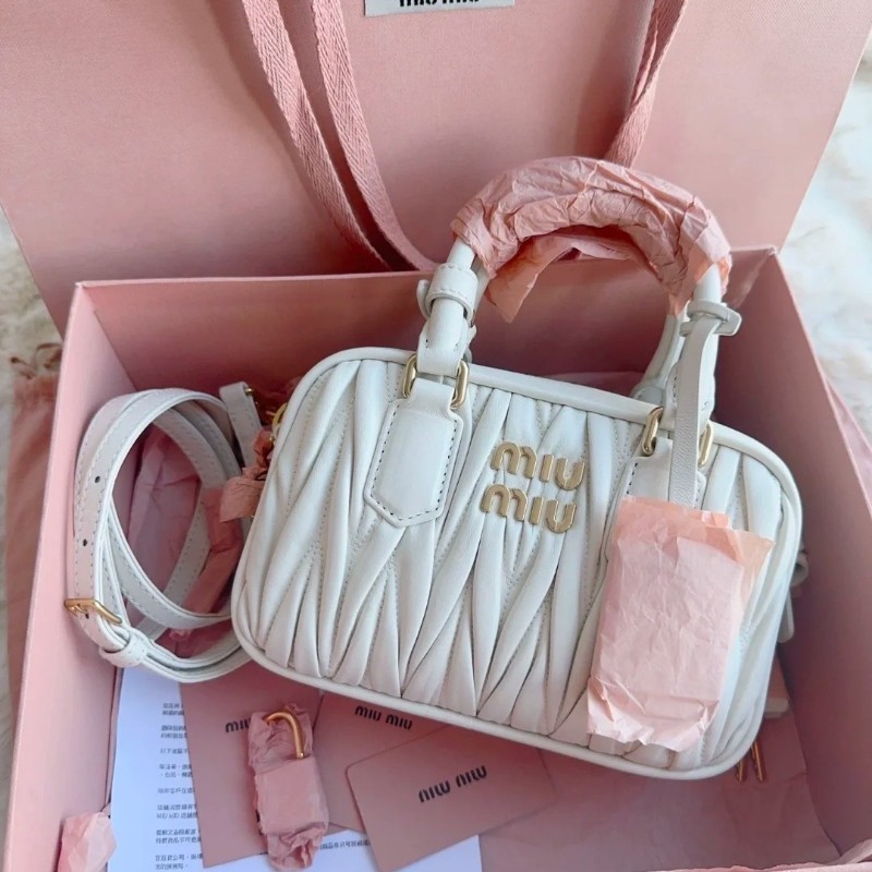 Miu Miu  保齡球手提包 小號-2