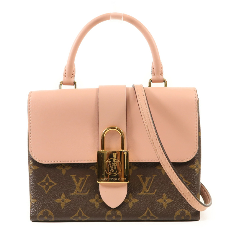 LOUIS VUITTON Monogram Locky BB金扣手挽肩背兩用袋-0