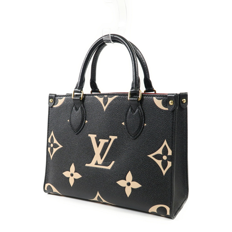 LOUIS VUITTON Monogram Empreinte On The Go PM金扣手挽肩背兩用袋-2