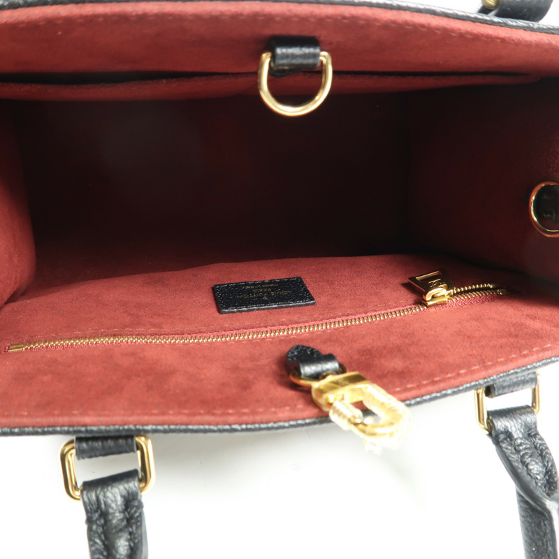 LOUIS VUITTON Monogram Empreinte On The Go PM金扣手挽肩背兩用袋-4