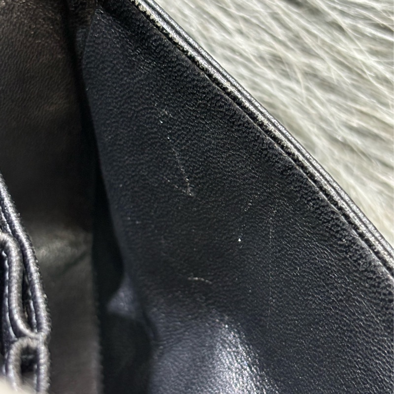 CHANEL A01113 COCO23 CF23 FLAP 黑色荔枝皮金鍊 肩背包 口蓋包 老香-51