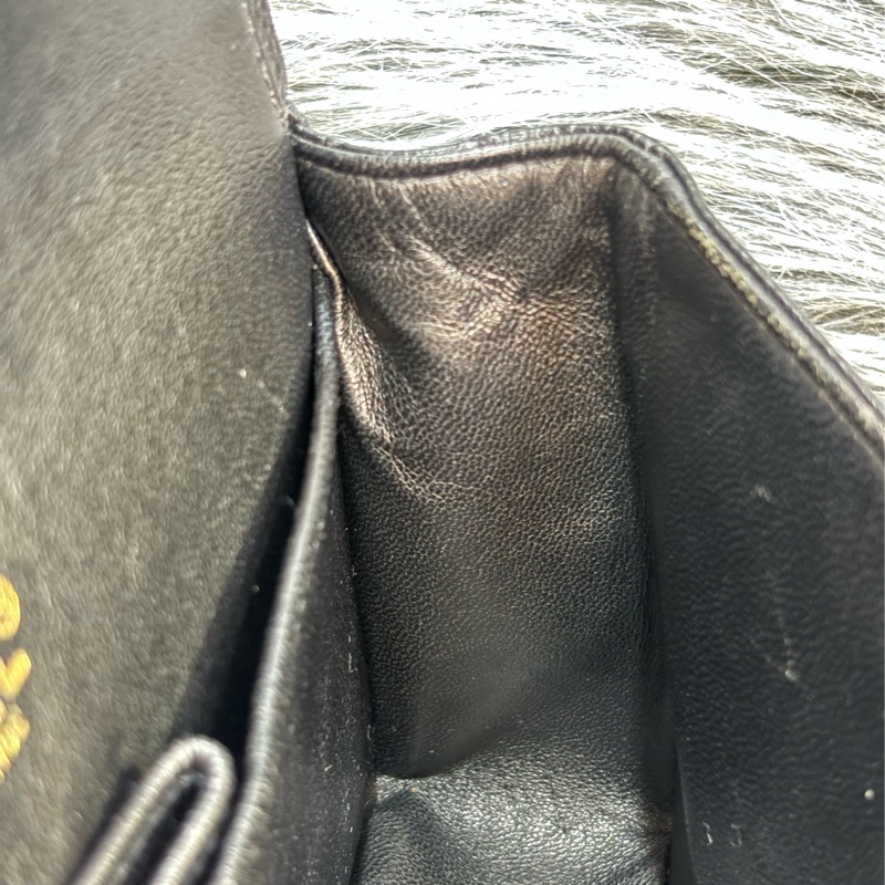 CHANEL A01113 COCO23 CF23 FLAP 黑色荔枝皮金鍊 肩背包 口蓋包 老香-56