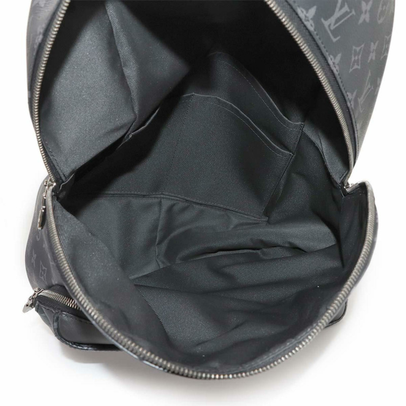 Louis Vuitton Monogram Eclipse 背包，黑色，M43186，銀色五金配件，Discovery 背包 PM-5