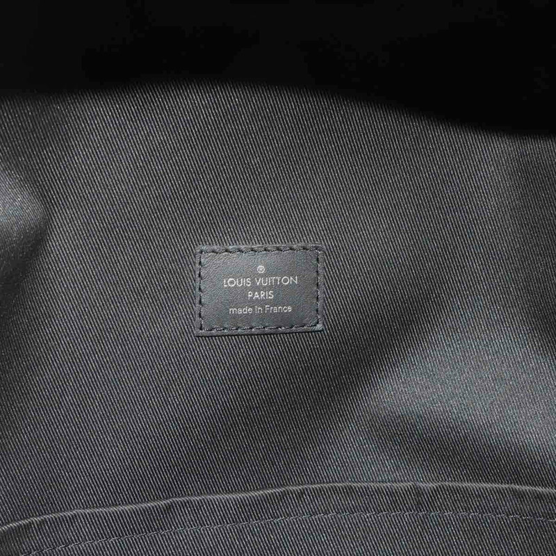 Louis Vuitton Monogram Eclipse 背包，黑色，M43186，銀色五金配件，Discovery 背包 PM-6