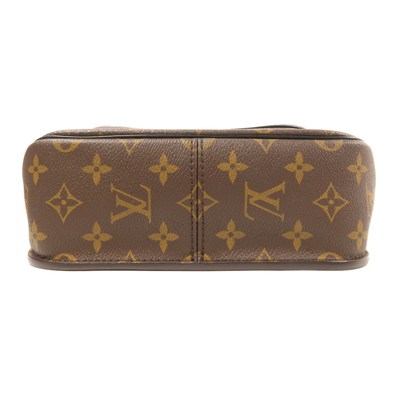 LOUIS VUITTON Monogram Passy金扣肩背袋棕色-3