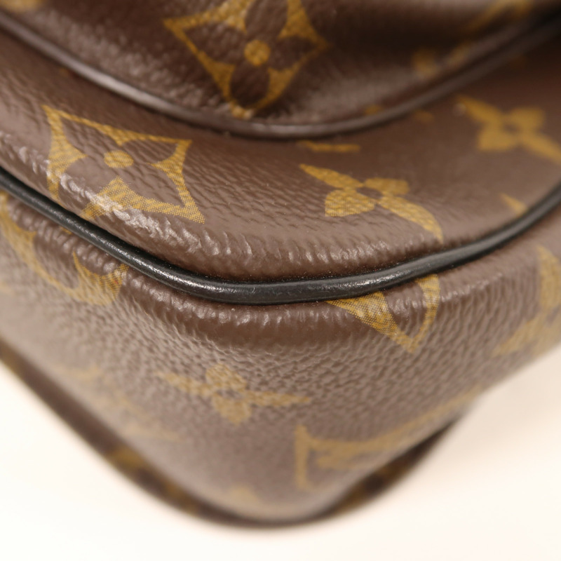 LOUIS VUITTON Monogram Passy金扣肩背袋棕色-5