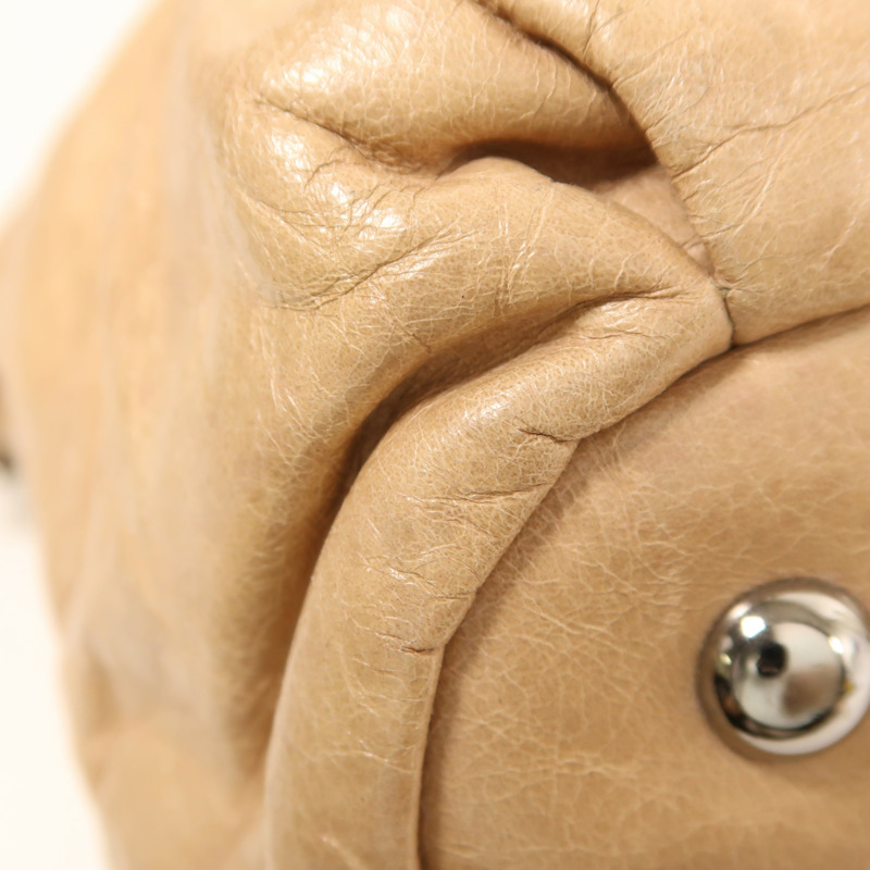 Miu Miu 牛皮皮革2 Way Shoulder Bag銀扣手挽肩背兩用袋-6