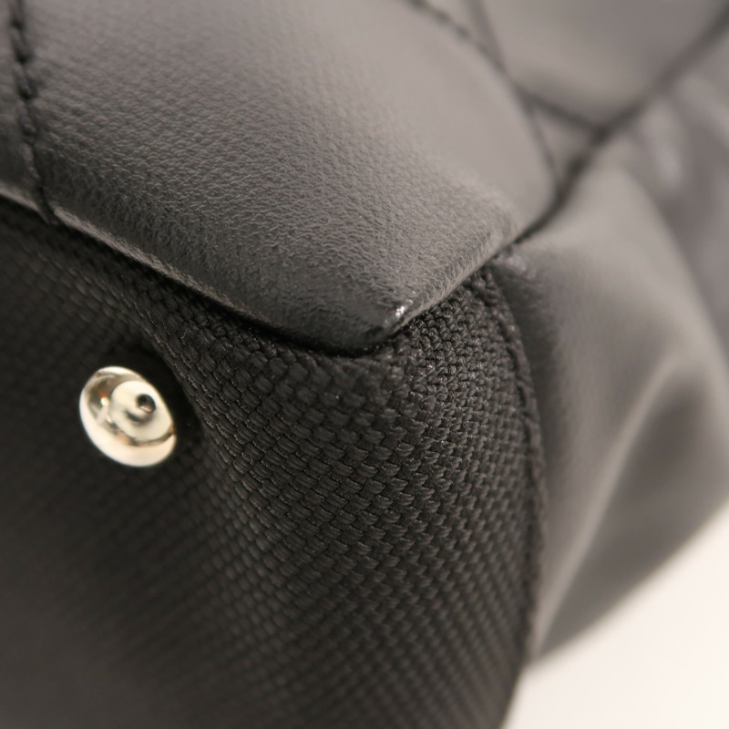 CHANEL 牛皮皮革Shoulder Bag銀扣肩背袋-5