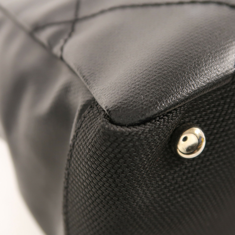 CHANEL 牛皮皮革Shoulder Bag銀扣肩背袋-6