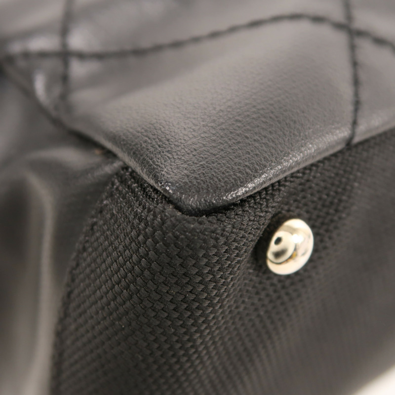 CHANEL 牛皮皮革Shoulder Bag銀扣肩背袋-8