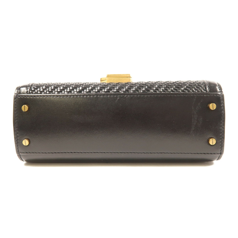 SAINT LAURENT 牛皮皮革2 Way Shoulder Bag金扣手挽肩背兩用袋-3