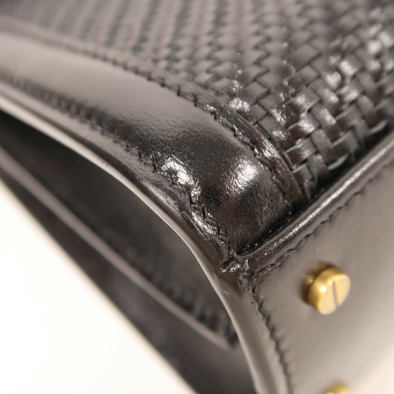 SAINT LAURENT 牛皮皮革2 Way Shoulder Bag金扣手挽肩背兩用袋-6