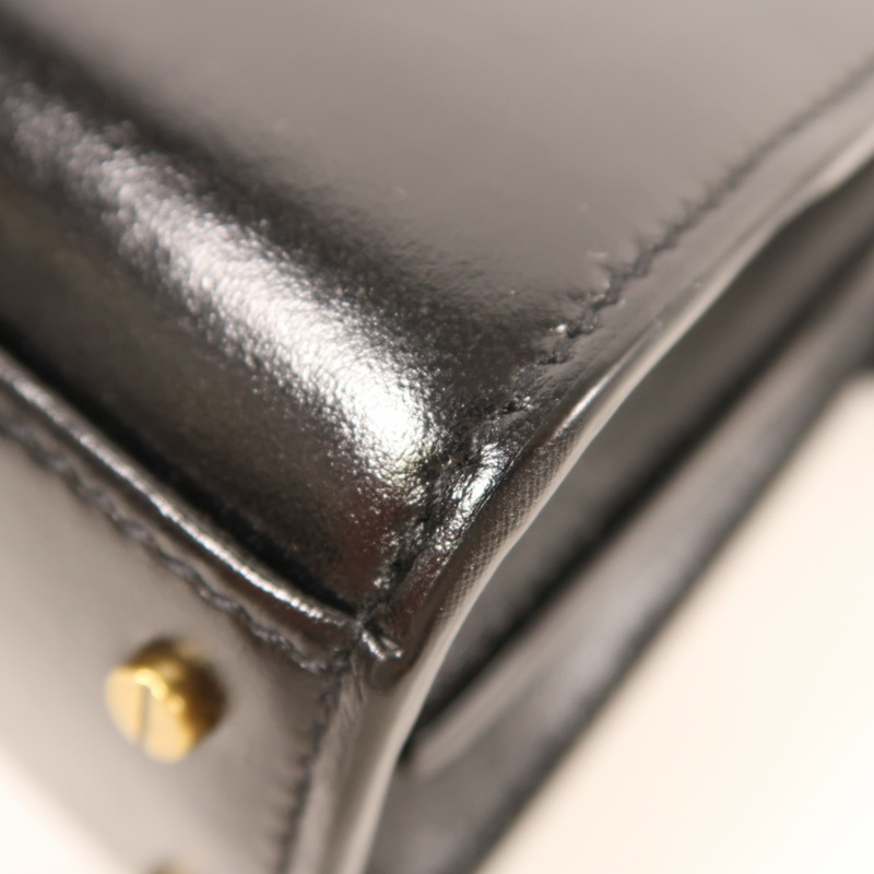 SAINT LAURENT 牛皮皮革2 Way Shoulder Bag金扣手挽肩背兩用袋-7