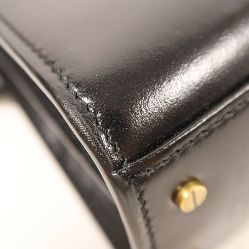 SAINT LAURENT 牛皮皮革2 Way Shoulder Bag金扣手挽肩背兩用袋-8