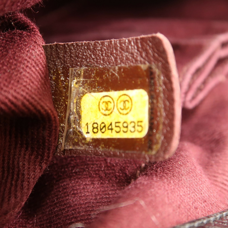 CHANEL 牛皮皮革Chain Shoulder Bag銀扣鏈帶肩背袋-11