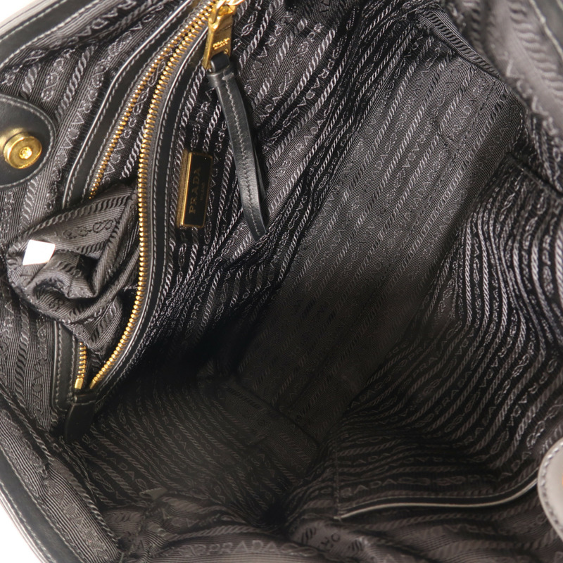 PRADA 尼龍Should Bag金扣肩背袋-9