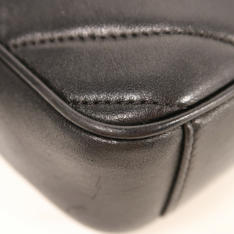 CHANEL 牛皮皮革Chain Shoulder Bag金扣鏈帶肩背袋-6