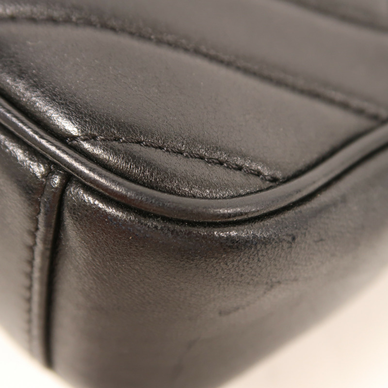CHANEL 牛皮皮革Chain Shoulder Bag金扣鏈帶肩背袋-7