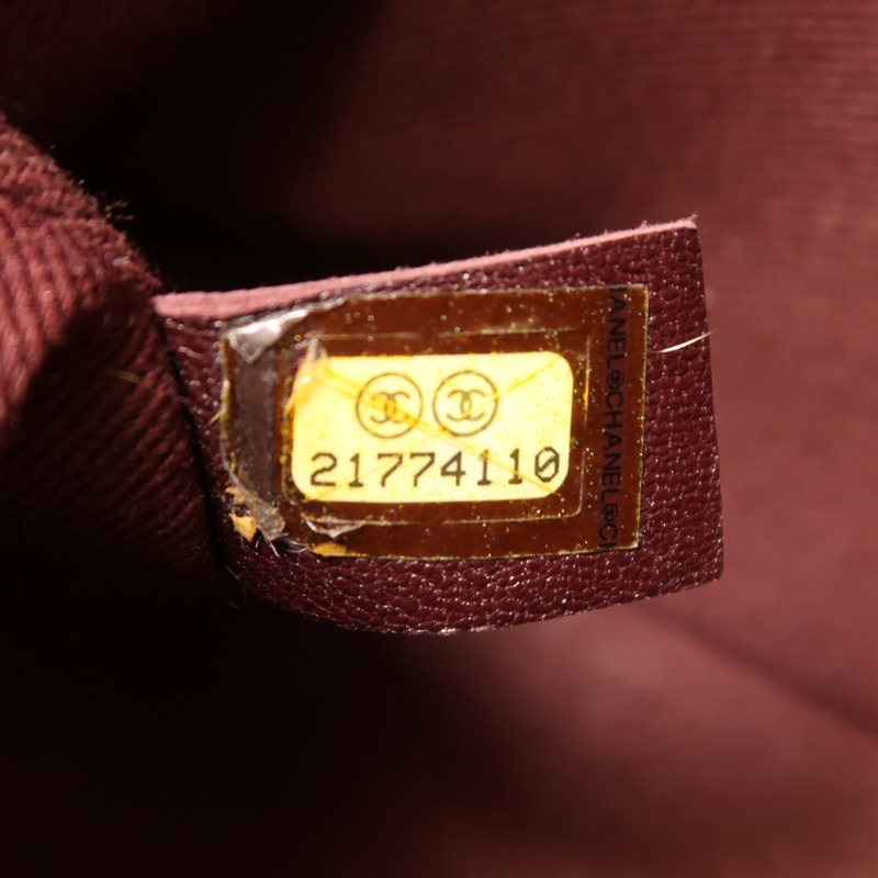 CHANEL 牛皮皮革Chain Shoulder Bag金扣鏈帶肩背袋-11