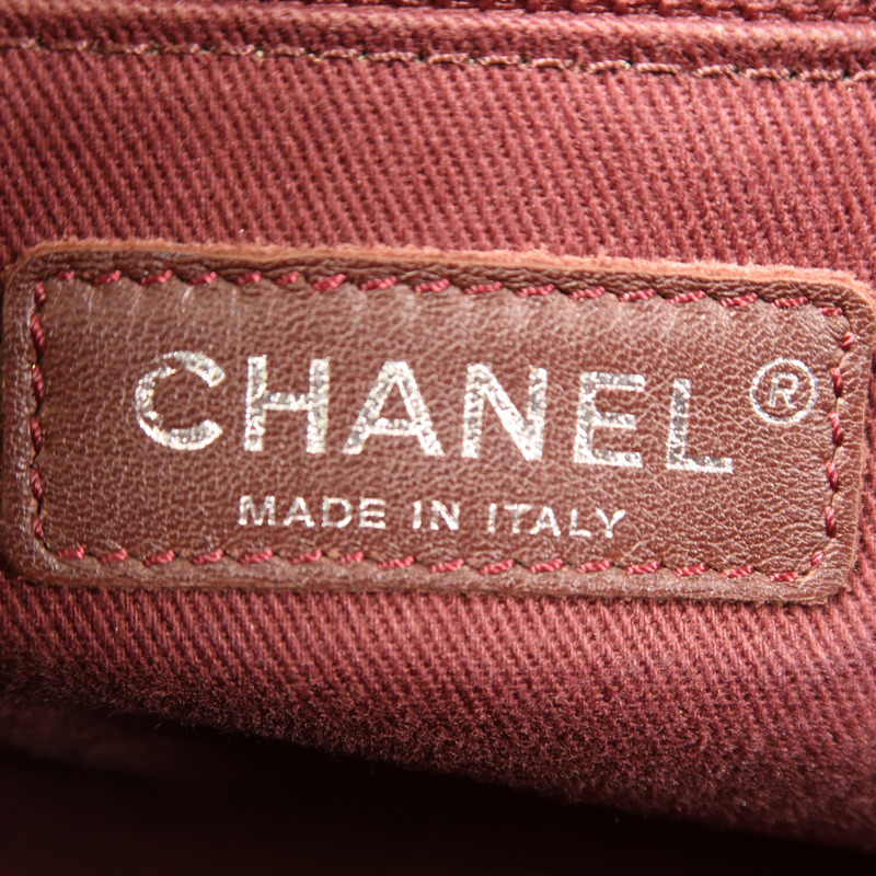 CHANEL 牛皮皮革Shoulder Bag銀扣鏈帶肩背袋-10