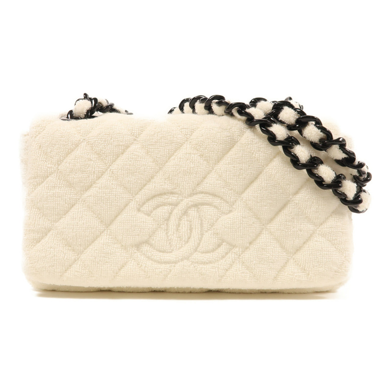 CHANEL 帆布Chain Shoulder Bag肩背袋-0