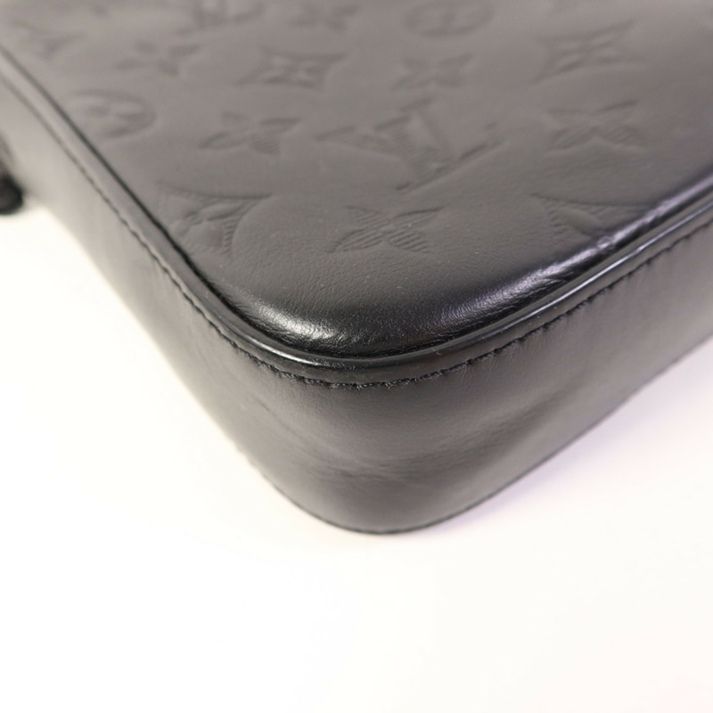 LOUIS VUITTON Monogam Shadow Dou Messenger Bag肩背袋-15