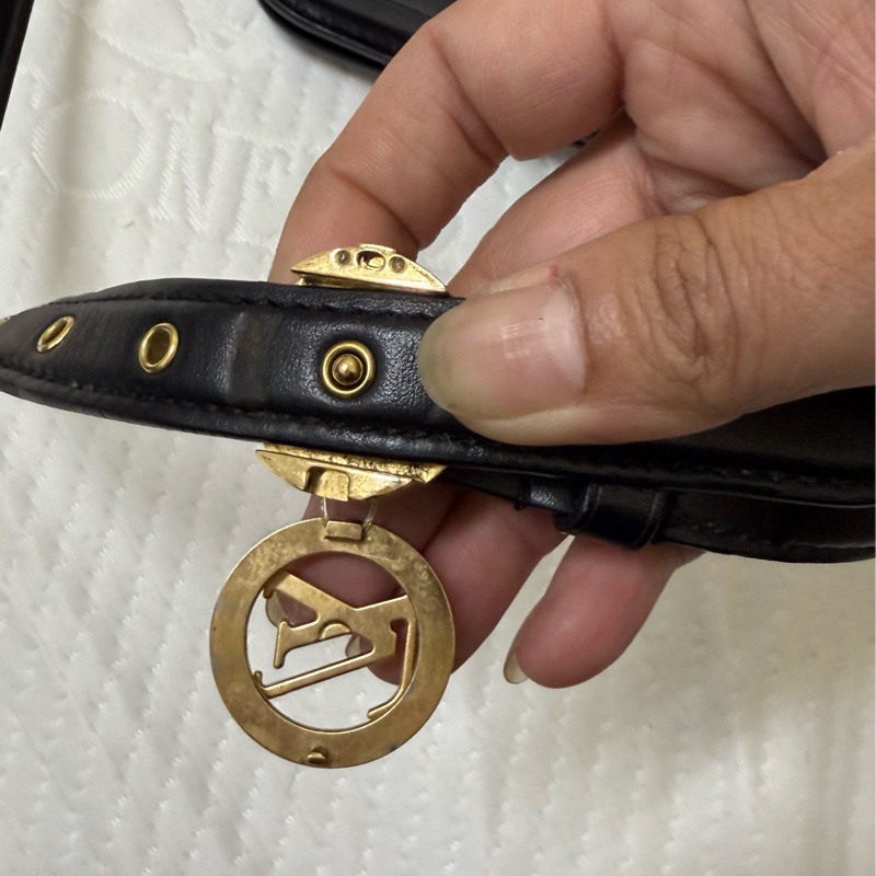 Lν 路易尉登 M55948 Pont 9 黑色皮革 肩背包 斜背包 斜挎包 手袋-12