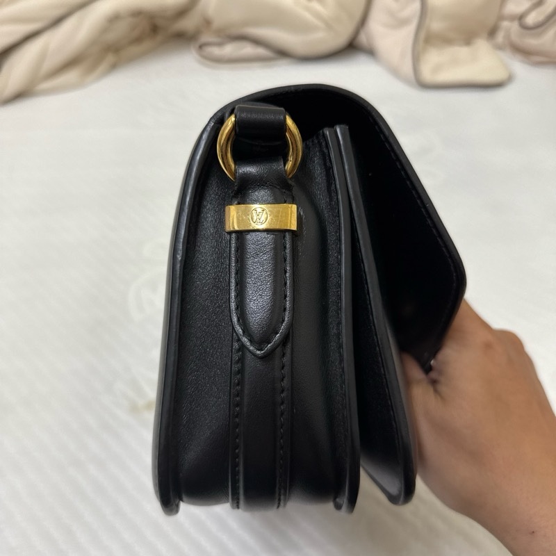 Lν 路易尉登 M55948 Pont 9 黑色皮革 肩背包 斜背包 斜挎包 手袋-4