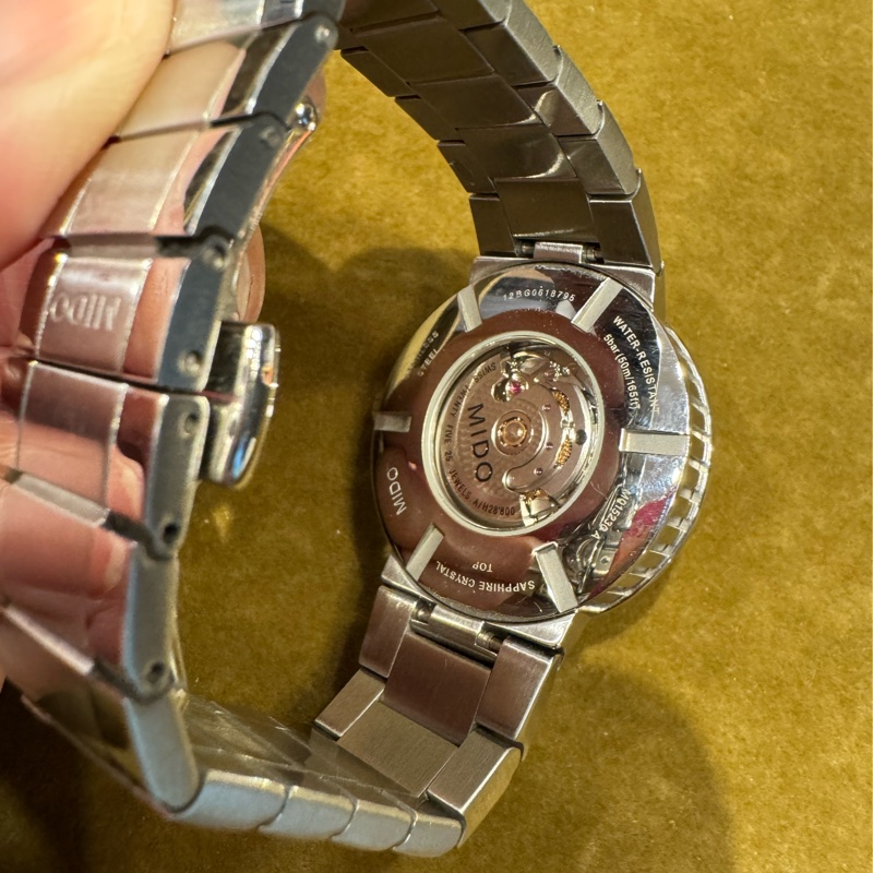 MIDO 美度 官方授權 Great Wall 長城系列機械腕錶-白/32mm （女錶）-6